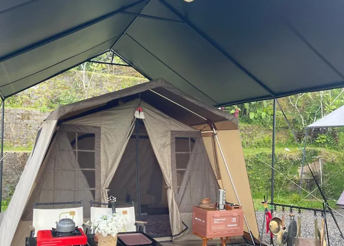 Korean Glamping Bali - Family Nature V6 Campo de lujo *
